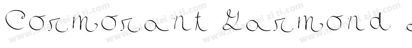 Cormorant Garmond Se字体转换